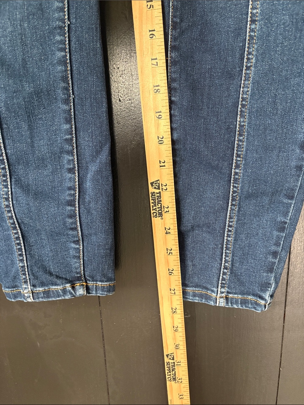 👖 Judy Blue Skinny Jeans with Front Seam. Size 15/32 - Picture 9 of 16
